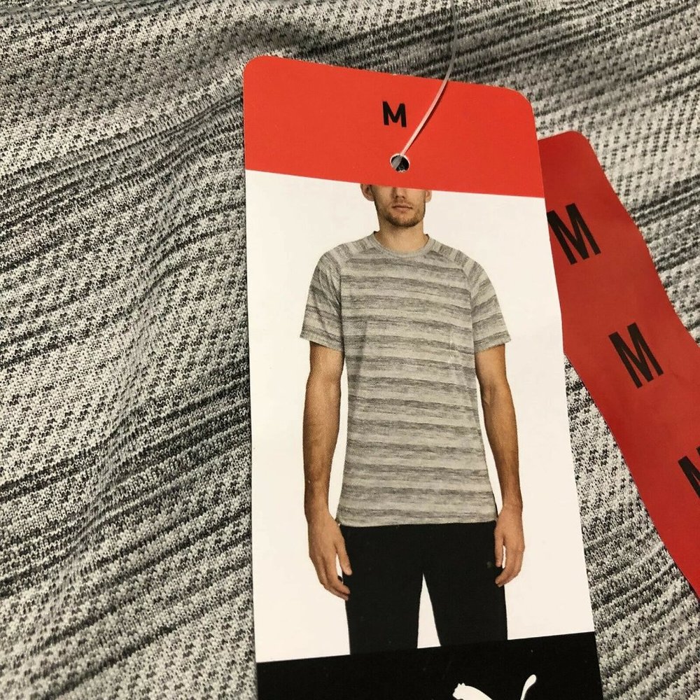 PUMA Men Pace Tee T Shirt Short Sleeve Lightweight Wicking Comfort Stretch - Picture 6 of 7